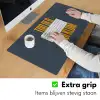 Too old for heidi klum - Geel - Blauw Muismat XXL klein -sfeer3