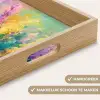 Dromerige - Langgerekte bloemen Dienblad Rechthoek middel -USP_HandgreepNL