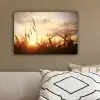 Riet - Gras - Zonsondergang - Natuur - Horizon canvas 2cm klein -sfeer3