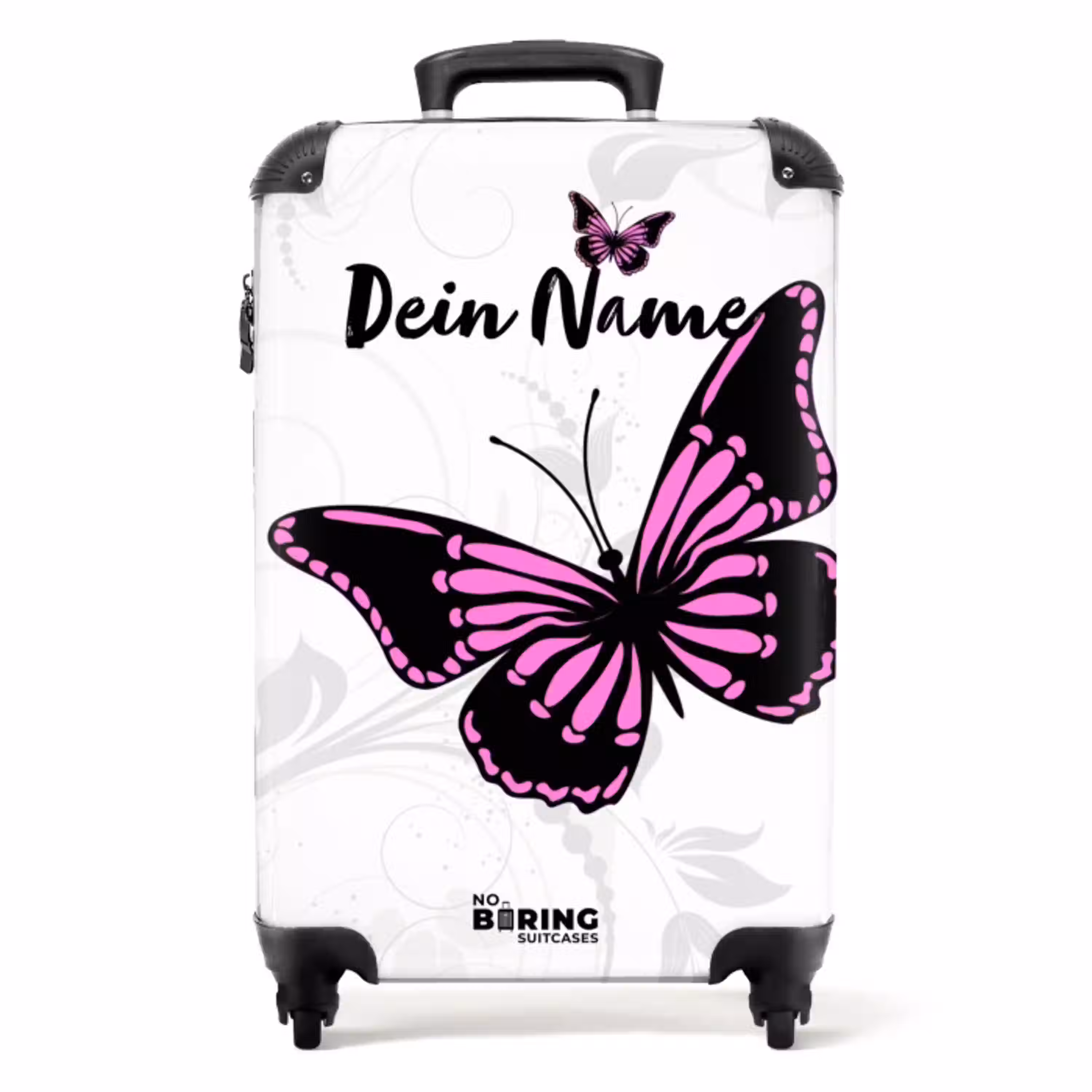 Magenta monarch NBS - Handbagage koffer - Kinderen Unisex middel -productfoto_recht