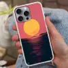 Zon - Geel - Bergen - Water Hoesje iPhone 16 Pro Max met koord klein -sfeer3