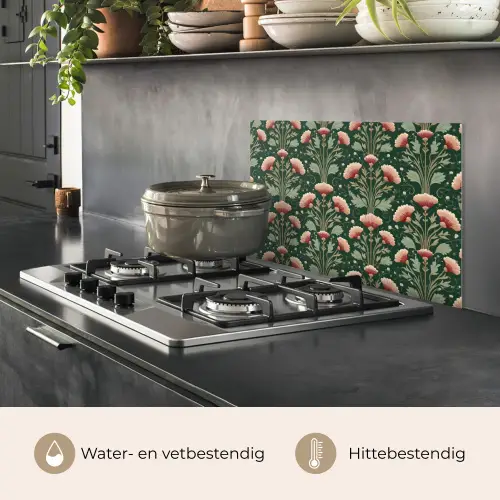 Patroon - Botanisch - Kleurrijk keuken achterwand spatscherm klein 900 -usp_NL
