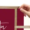 Santa - Wine - Rood - Kerst - Kerstman Light Box met batterij (Wandlamp) middel -USP_websiteprintNL