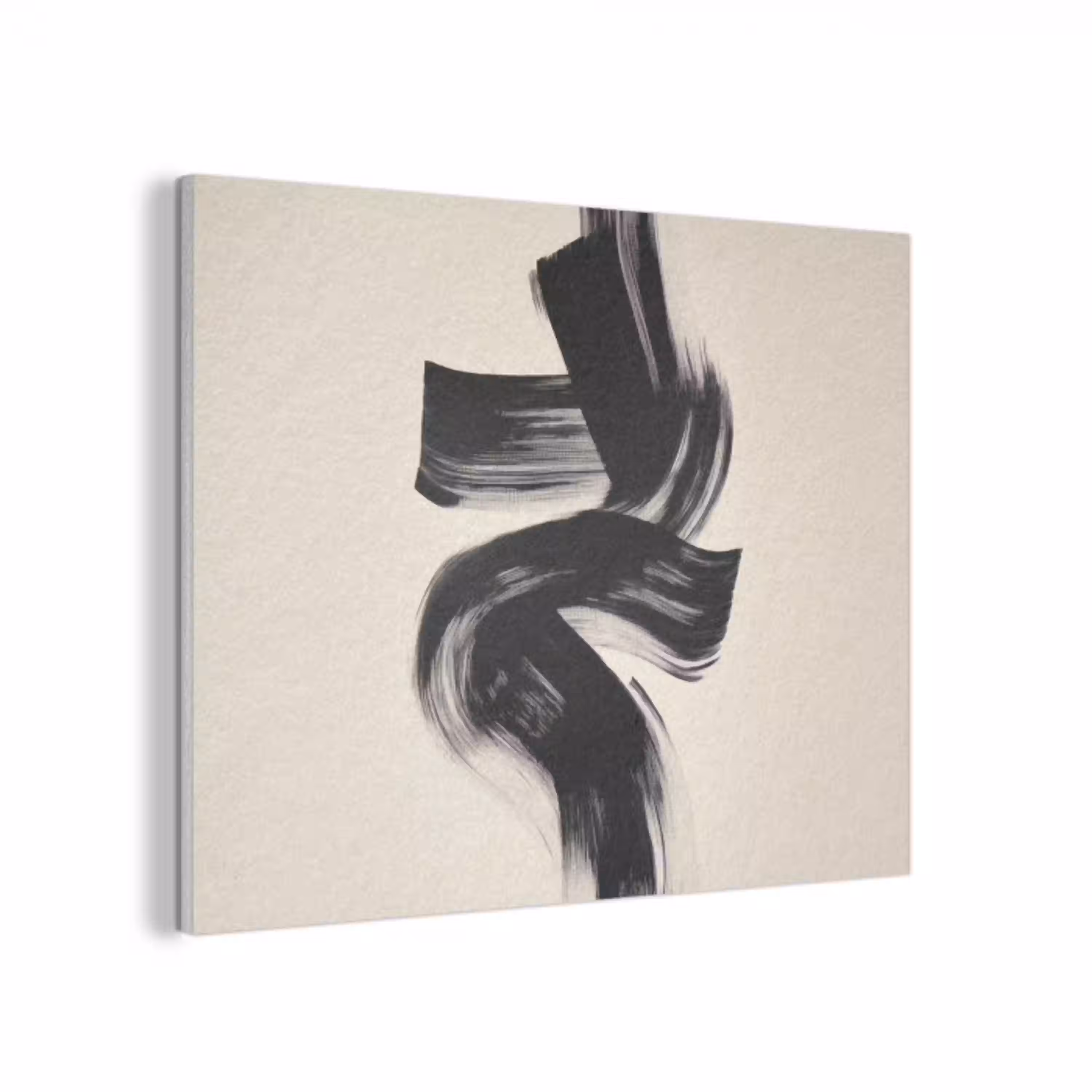 Strepen - Zwart - Abstract PET vilt klein -3d