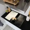 Vormen - Modern - Zwart Inductie beschemer met haakjes klein -sfeer1