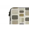 Blokken - Vintage - Grijs laptophoes neopreen klein 279 -detail
