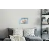 Paardenbloemen - Pluisjes - Wit Muursticker klein -slaapkamer