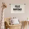 Kerst - Quotes - Feliz navidad - Kerstmis - Feestdagen Wandkleed katoen klein -wsfeer5_kind