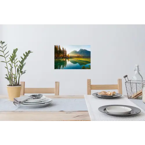 Meer - Bos - Bergen - Natuur Muursticker klein -eettafel