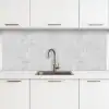 Wit - Muur - Verkleuring keuken achterwand 2 middel 871 -3d