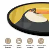 Toekan - Minimalistisch - Snavel - Oranje Fotolijst rond zonder passe partout klein -closeup_NL