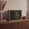 Beer - Bruin - Pak - Hoed Light Box met batterij (Wandlamp) middel -sfeer2