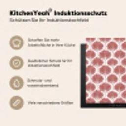 Waaier - Motief - Terra Inductie beschermer vinyl 3mm middel 274 -tsfeer2_DE