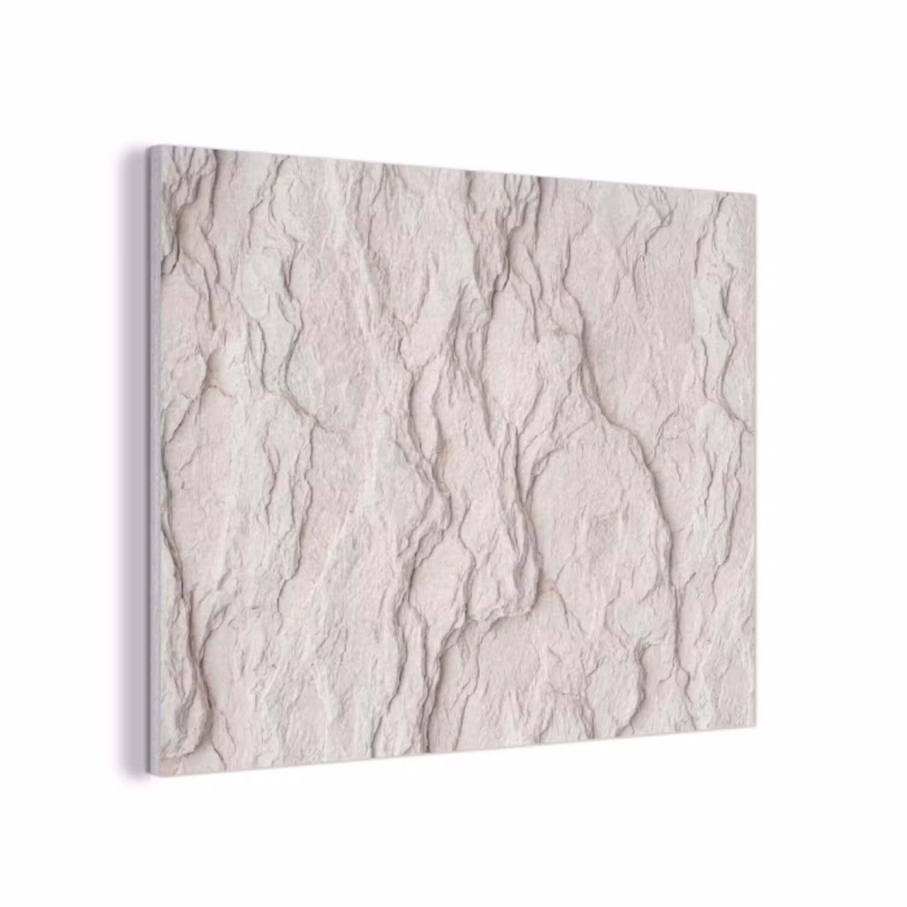 Rots - Structuur - Natuur - Beige - Abstract PET vilt klein -3d