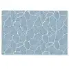 Organisch - Patroon - Blauw Deurmat klein 898 -zkaufland3d