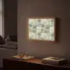 Bladeren - Botanisch - Groen Light Box met batterij (Wandlamp) middel 907 -sfeer1