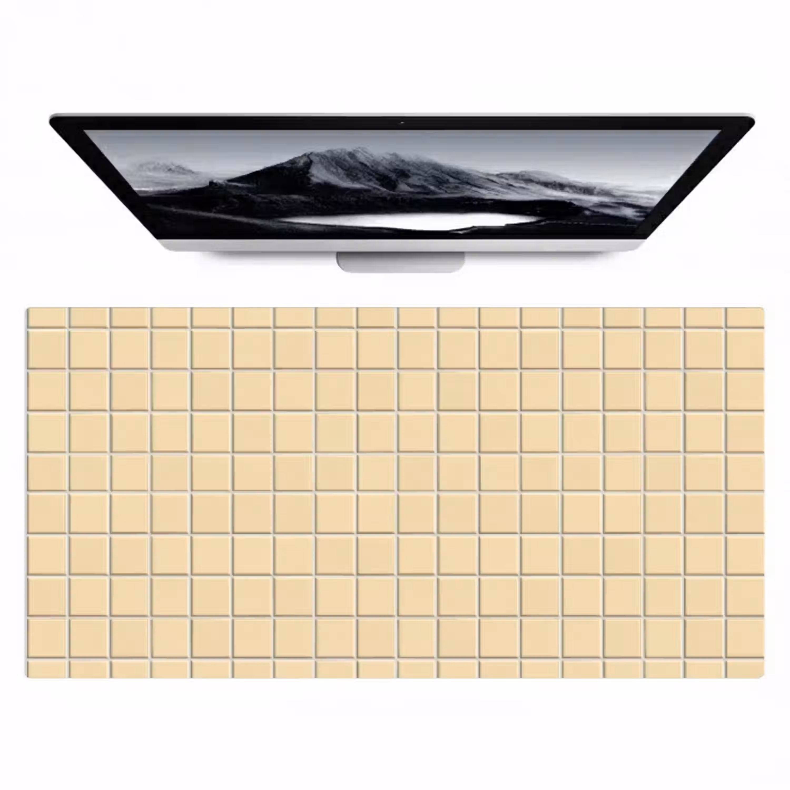 Tegels - Patroon - Crème Muismat XXL klein 681 -zzz3d