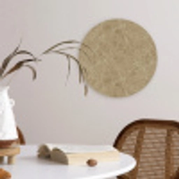 Beige - Marmer - Witte aders Wandcirkel kunststof plaat 5mm dik klein 188 -sfeer4