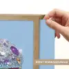 Glitters - Hamburger - Blauw Light Box met batterij (Wandlamp) middel -USP_websiteprintNL