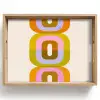 Stapel - Vormen - Geblokt - Oranje Dienblad Rechthoek middel -z3d_shopping