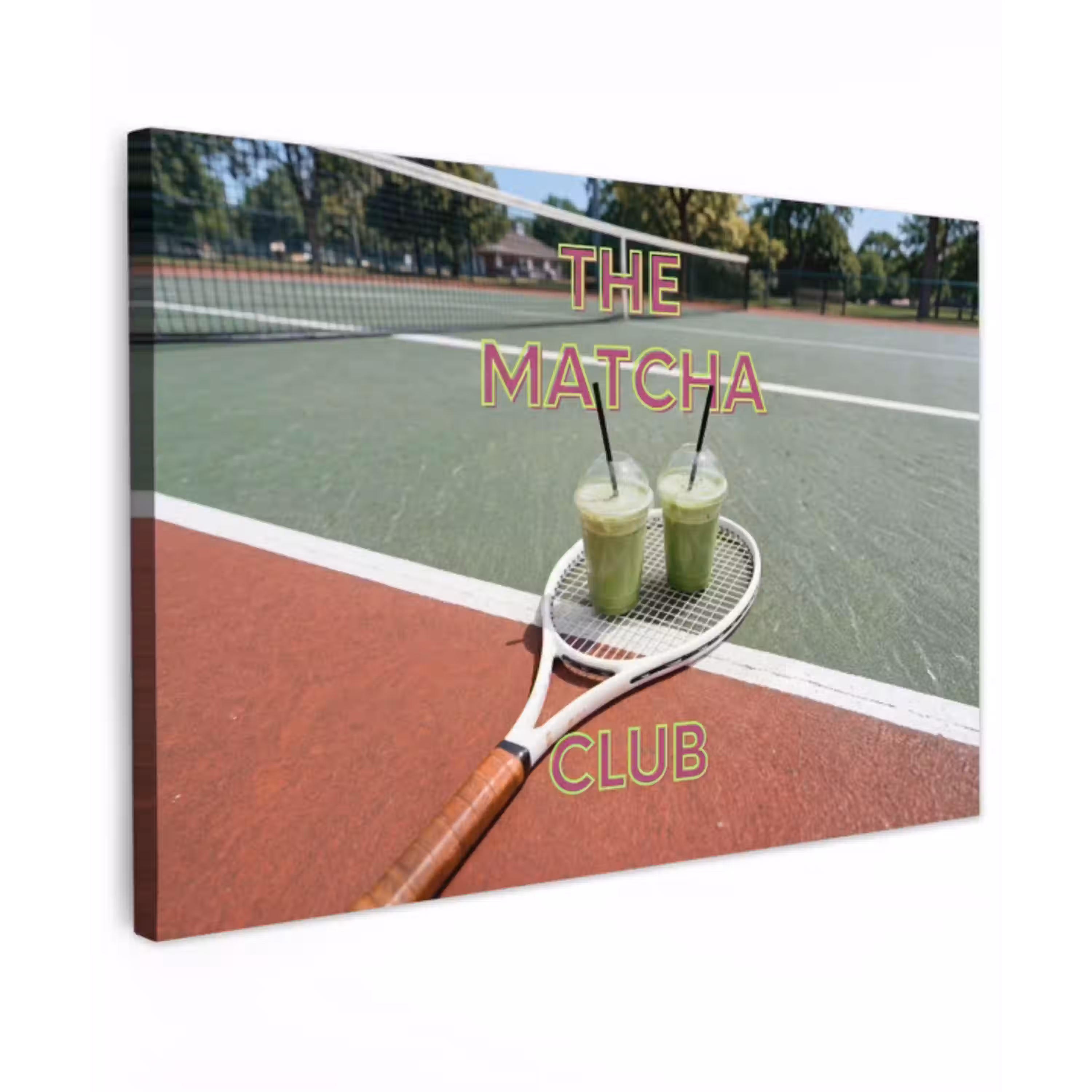 Matcha Club - Tennis - Matcha canvas 2cm klein -z3d