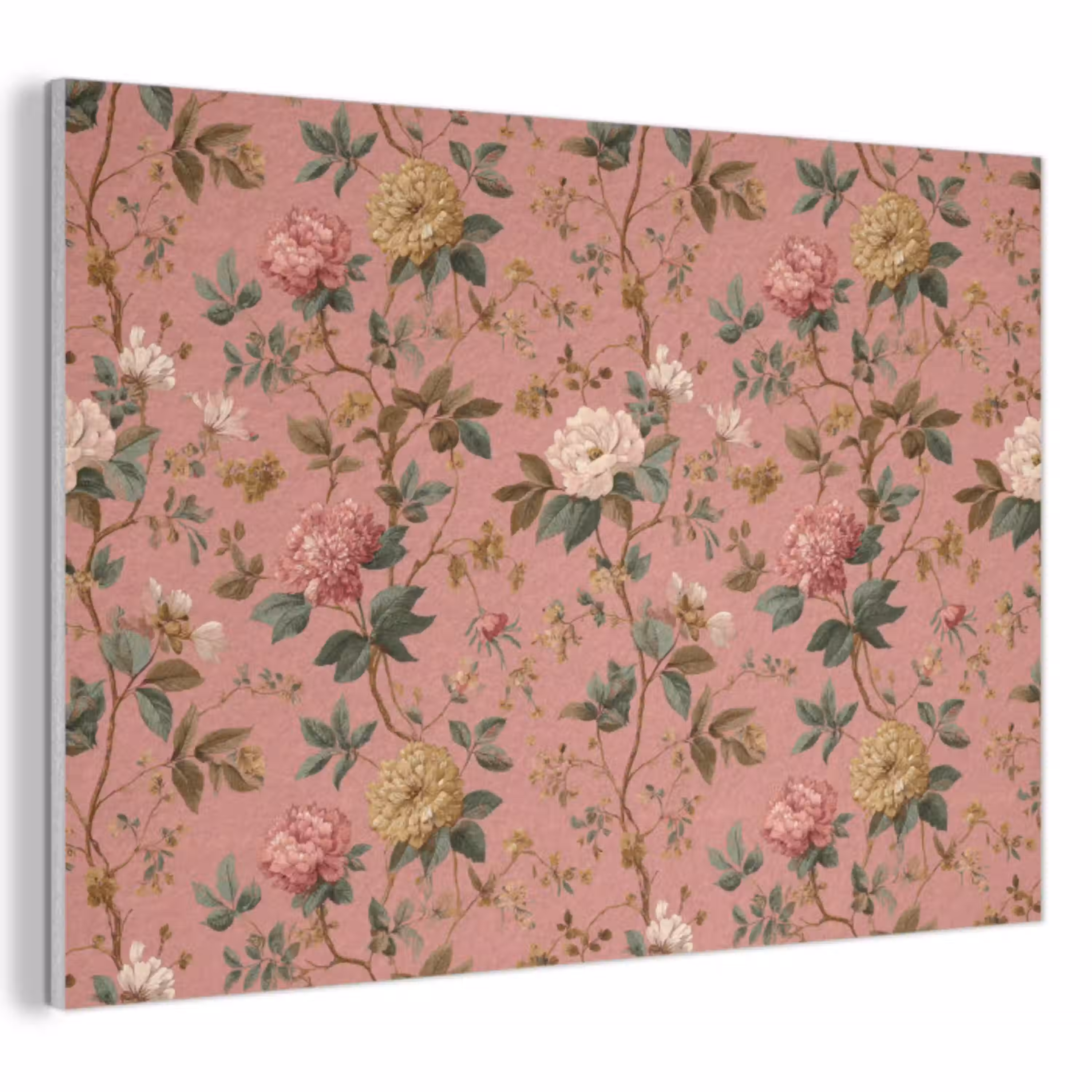 Klassiek - Botanisch - Roze PET vilt klein 837 -3d