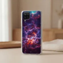 Space - Stars - Abstract - Colorful Telefoonhoesje Samsung Galaxy A12 klein -sfeer2