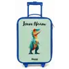 Dino - Dier - Groen - Oranje Kinderkoffer - Blauw klein -zz3dotto