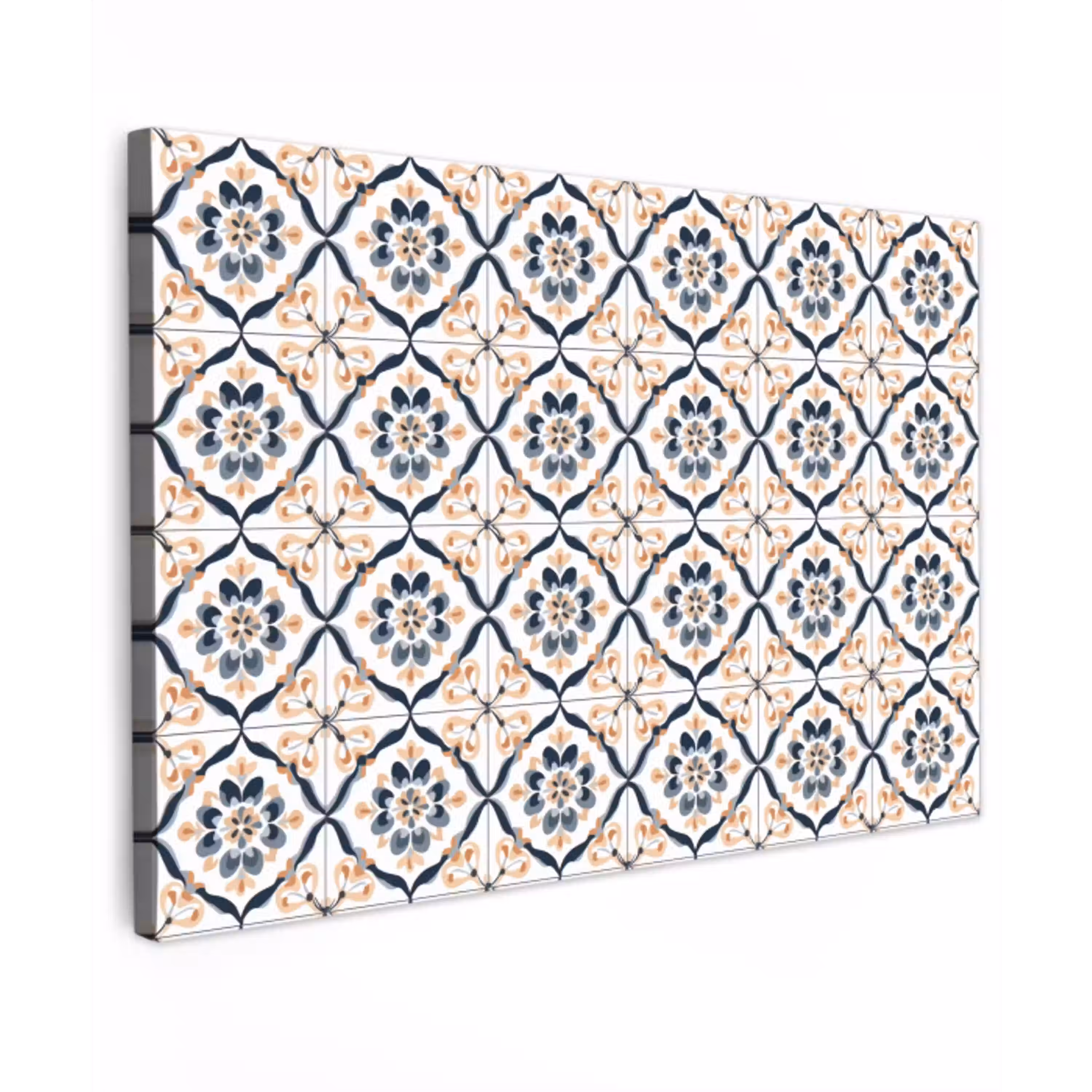 Bladvorm - Patroon - Kleurrijk canvas 2cm klein 34 -z3d