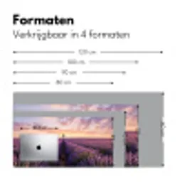 Landschap - Lavendelveld - Paars Muismat XXL klein -sfeer5