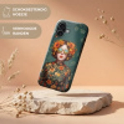 Portret - Vrouw - Kleurrijk - Expressief Toughcase MagSafe Apple iPhone 17 klein -USP_RandenV_NL