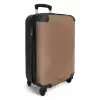 Minimal - Kruisende lijnen op warm bruin NBS - Handbagage koffer - Unisex middel -productfoto_3d