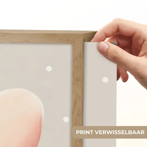 Hart - Gezicht - Roze - Stippen Light Box met batterij (Wandlamp kind) middel -USP_websiteprintNL