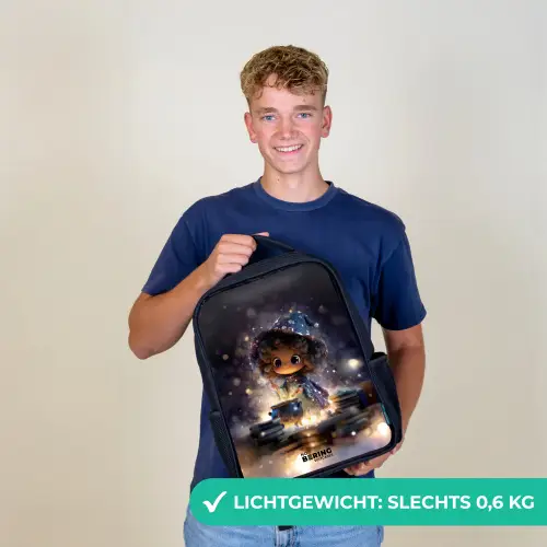 Magische Nacht vol Toverkunst Rugzak - Zwart middel -sfeer7_NL