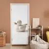Badeend - Minimalistisch - Wit deurposter klein -sfeer1