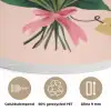 Margrieten - Boeket - Strikje - Roze Akoestische PET Vilt - Rond klein -closeup_NL