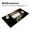 Strik - Beige - Witte - Wijn Muismat XXL klein -sfeer4