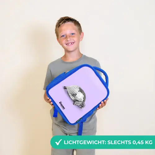 Disco Dirk Kinderrugzak - Blauw middel -sfeer1_NL