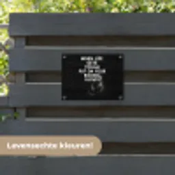 Tekst - Bokshandschoenen - Wit tuinposter los doek klein -sfeer3