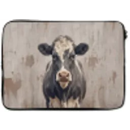 Koe - Portret - Dieren - Modern laptophoes neopreen klein -zkaufland3dotto