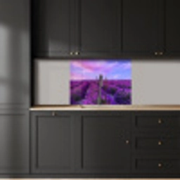 Lavendel - Paars - Bloemen - Natuur keuken achterwand 2 middel -sfeer1