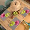 Planten - Anthurium - Groen - Roze Placemat vinyl groot -zzsfeer5_Kitchenyeah-website