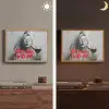 Don't mess with me - Wijn - Vrouw - Sigaret Light Box met batterij (Wandlamp) middel -sfeer3