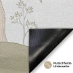 Minimalistisch - Kraanvogels - Blauw Deurmat klein -antislip_DE
