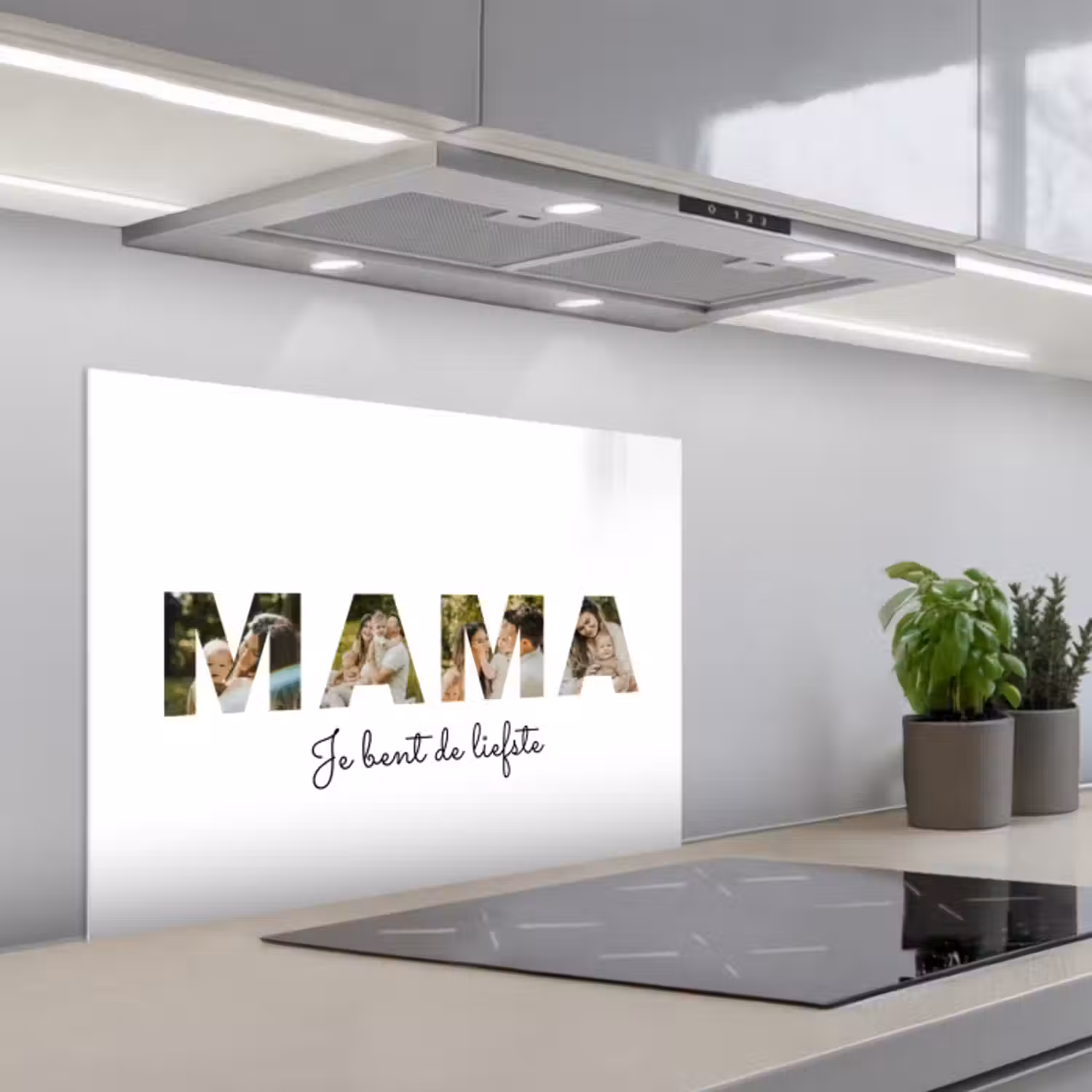 Gepersonaliseerd spatscherm - Mama - Lettercollage