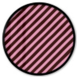 Strepen - Roze - Bruin Fotolijst rond zonder passe partout klein 856 -3d