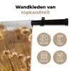 Planten - Natuur - Bloemen - Zon - Horizon Wandkleed katoen klein -sfeer2
