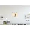 Quote - Hond - Zonnebril textielposter latten blank klein -kinderkamer