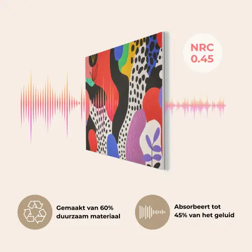 Abstract - Vormen - Kleuren - Stippen PET vilt klein -USP_NL