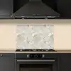 Marmer - Grijs - Aders keuken achterwand spatscherm klein 900 -sfeer1